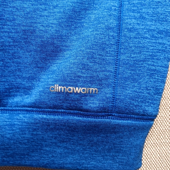 Adidas Kansas Jayhawks Team Issued 1/4 zip pullover, XL, Blue, Excellent cond. - Picture 7 of 7